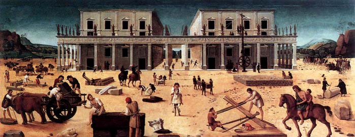 Piero di Cosimo The Building of a Palace